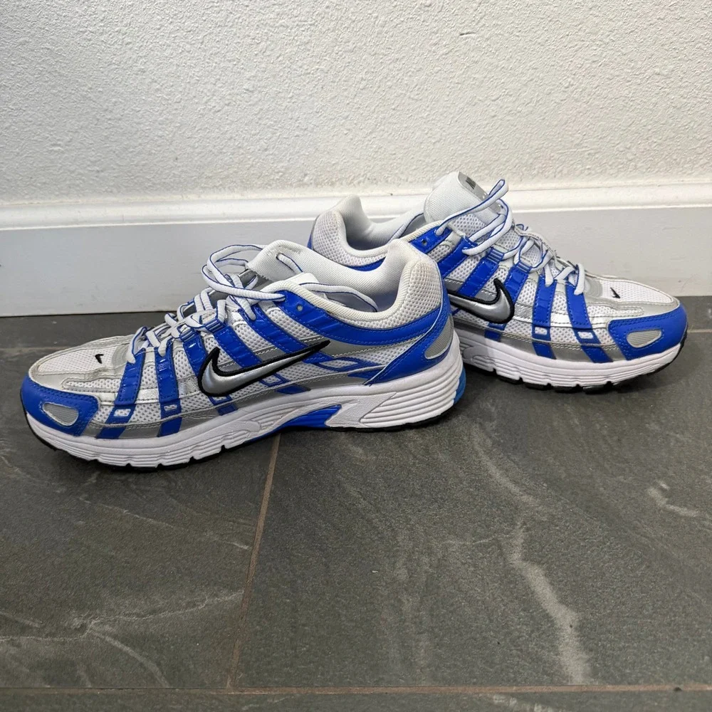 Nike P-6000 Bowerman Series White Varsity Royal Silver CD6404-403 Mens Size 8